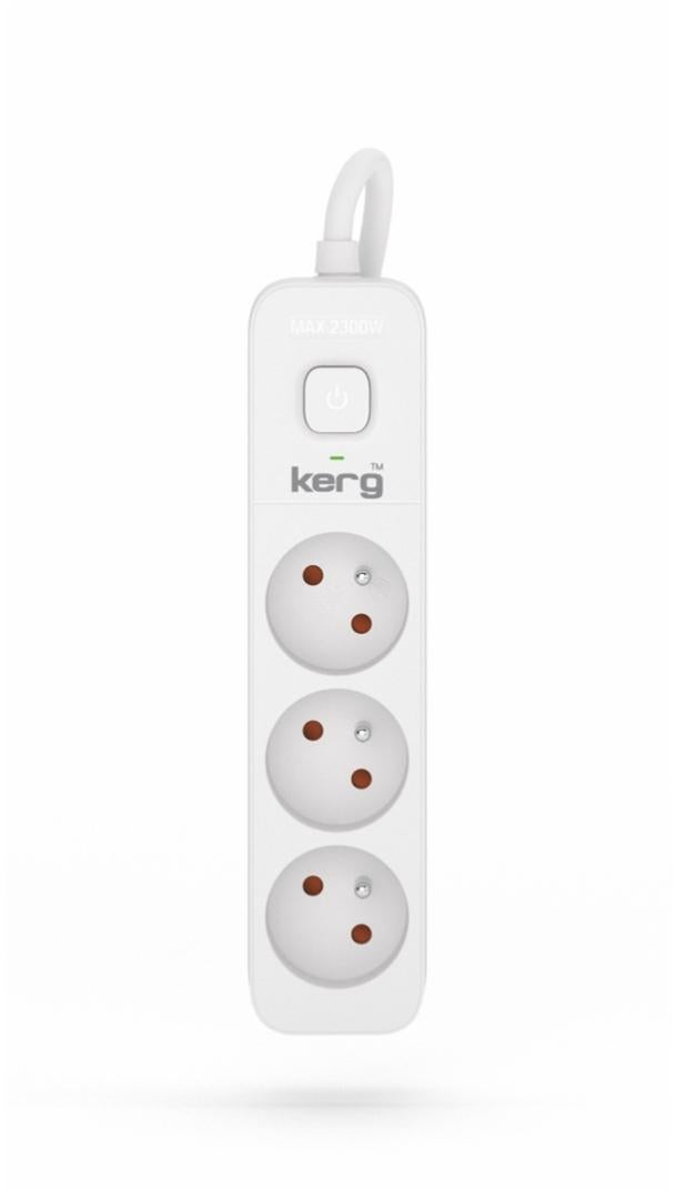 HSK DATA Kerg M02375 3 Tomas de tierra - Regleta de 1,5m con cable ...
