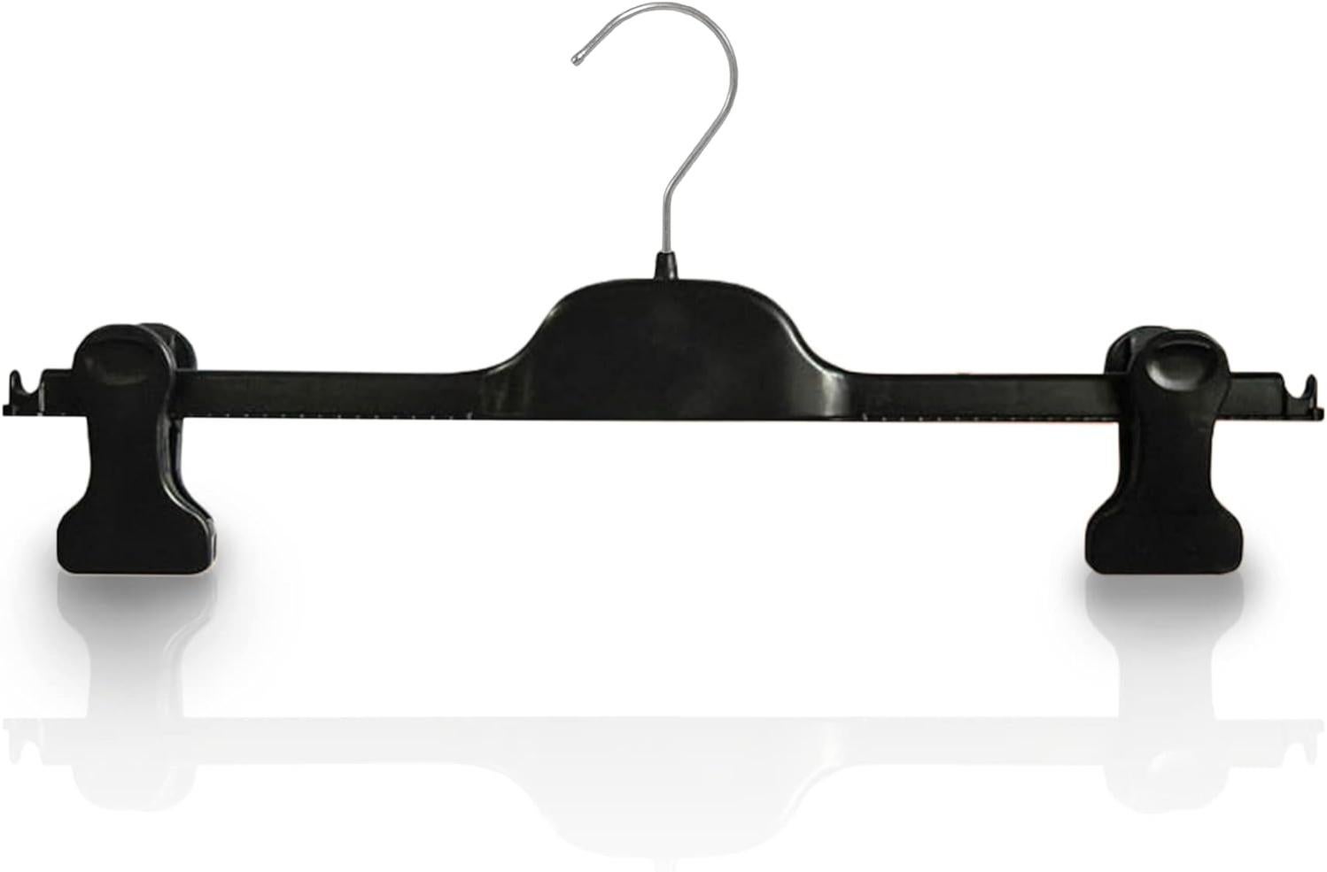 20 Grucce In Velluto Per Pantaloni Con Pinza Antiscivolo - Appendiabiti Eleganti Nero 36cm - Foto 8