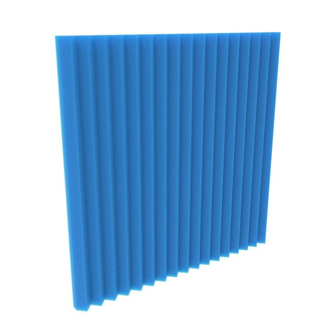 Pannelli fonoassorbenti monopiramidali 50x50x3cm azzurro. Lenacustica