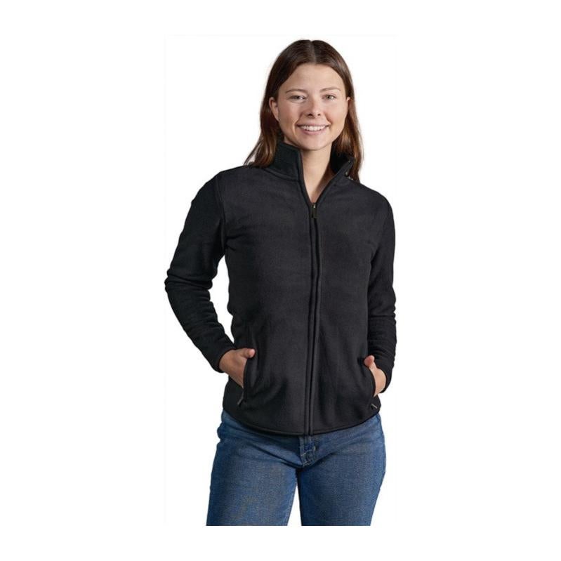 Veste polaire double femme taille M noir black PROMODORO | Leroy Merlin