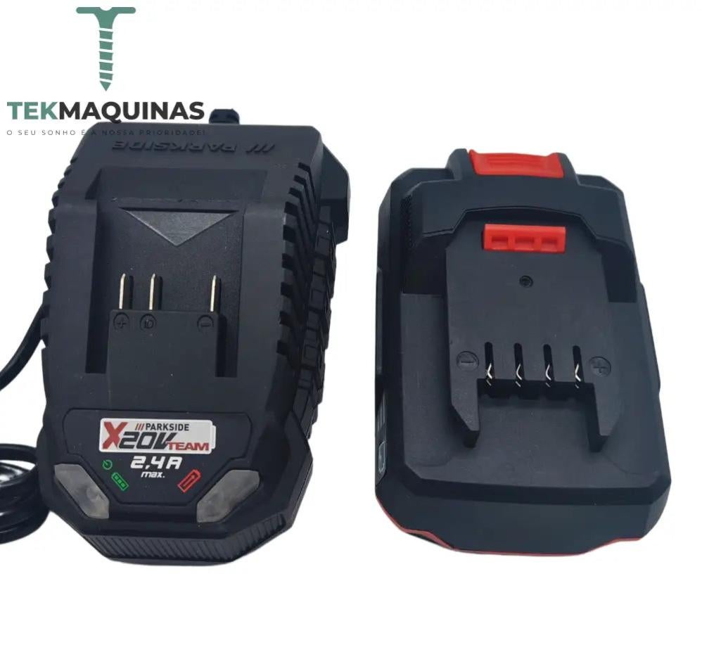 Chargeur Batterie Lithium Parkside Chargeur De Batterie 20V Compatible Parkside - Pour Batteries 2Ah Et 4Ah (Mod&egrave;le PLG 20 A4) Chargeur Outil Jardin Parkside