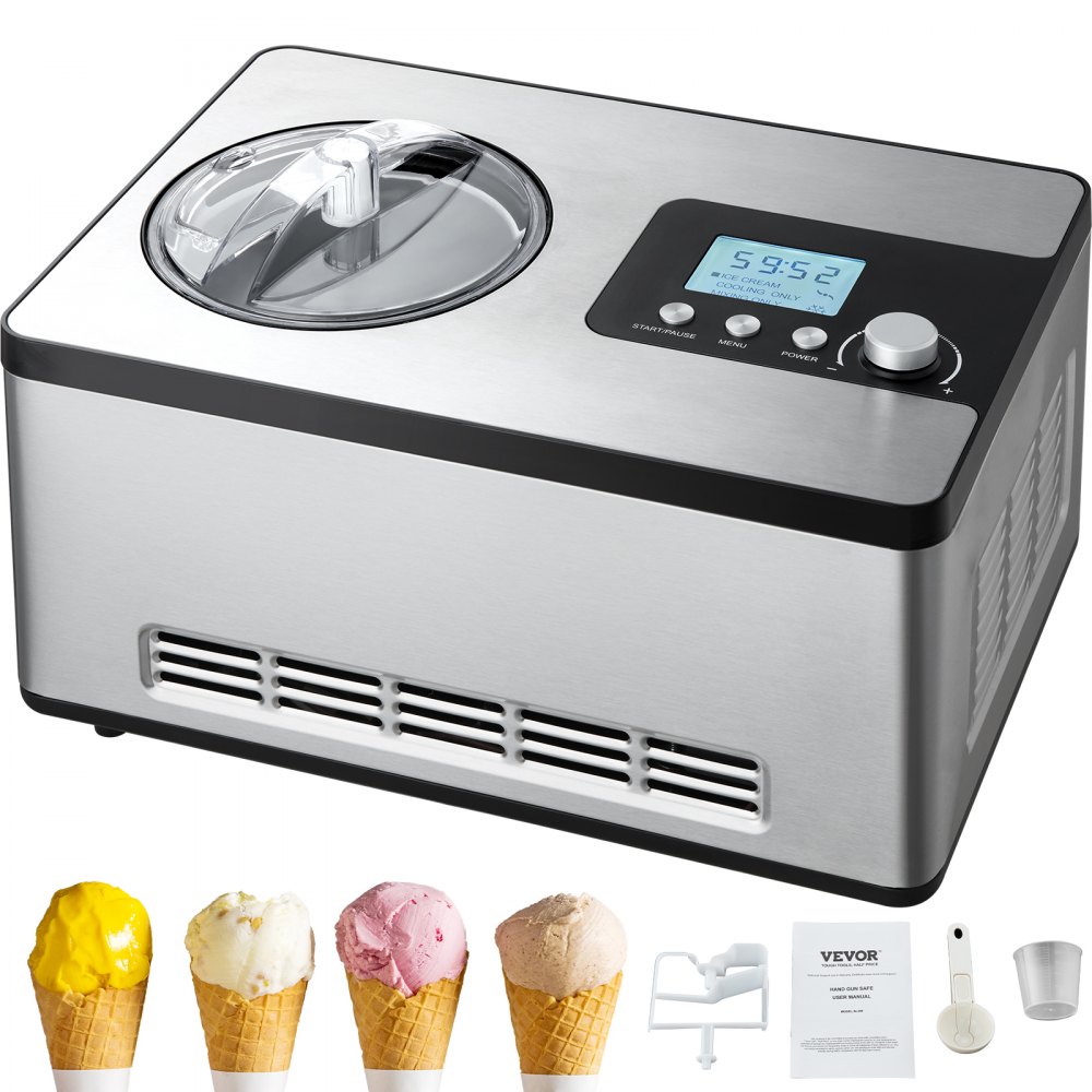 Machine à glace dure 2L (glace au sorbet et au yaourt) Leroy Merlin