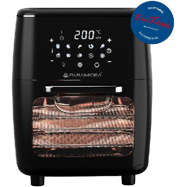 Friggitrice Ad Aria Calda Digitale XXL 4,5L Con Padella Pizza, 1500W, Display Touch, Cottura Senza Olio, 80-200°C - 2