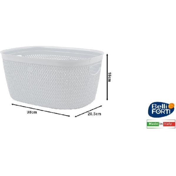 Portabiancheria Belli E Forti - Bianco, Grande, 55 Litri, In Polipropilene - Foto 5