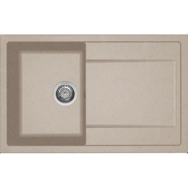 Lavello Da Cucina ELLECI 1 Vasca Con Gocciolatoio - 86x50 Cm In Alluminio