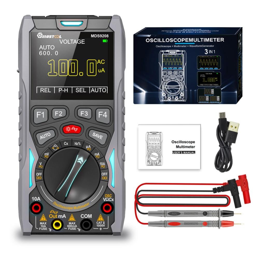 XIJ Oscilloscope multimètre Multimètre Oscilloscope 80 MHz 3 en 1 XIJ Oscilloscope multimètre Multimètre Oscilloscope 80 MHz 3 en 1