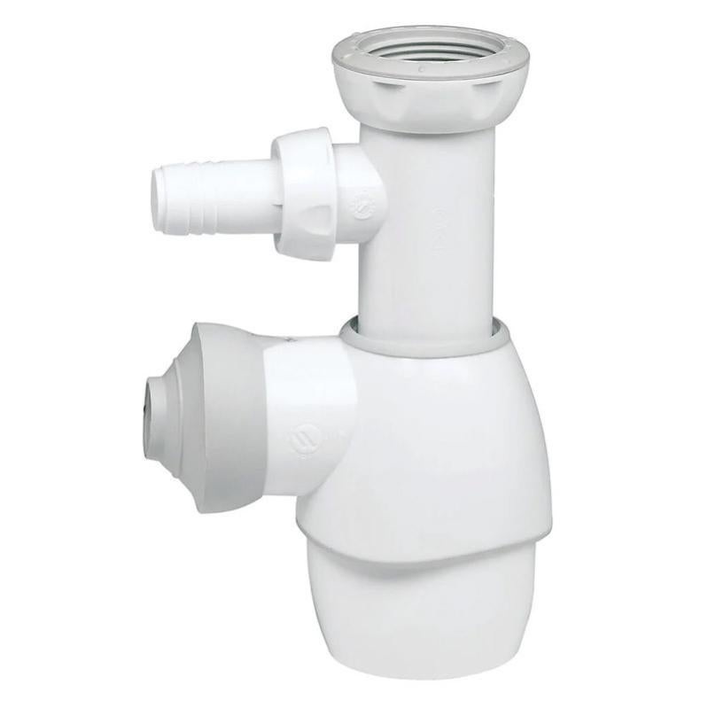 Siphon universel WIRQUIN 5078527 TOUT EN 1 prise machine à laver réglable en hauteur