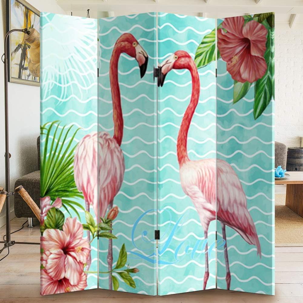 Paravento Separe' 4 Pannelli Con Stampa Fronte Retro Donna Divisorio 180 X 160cm 88372403 - 8