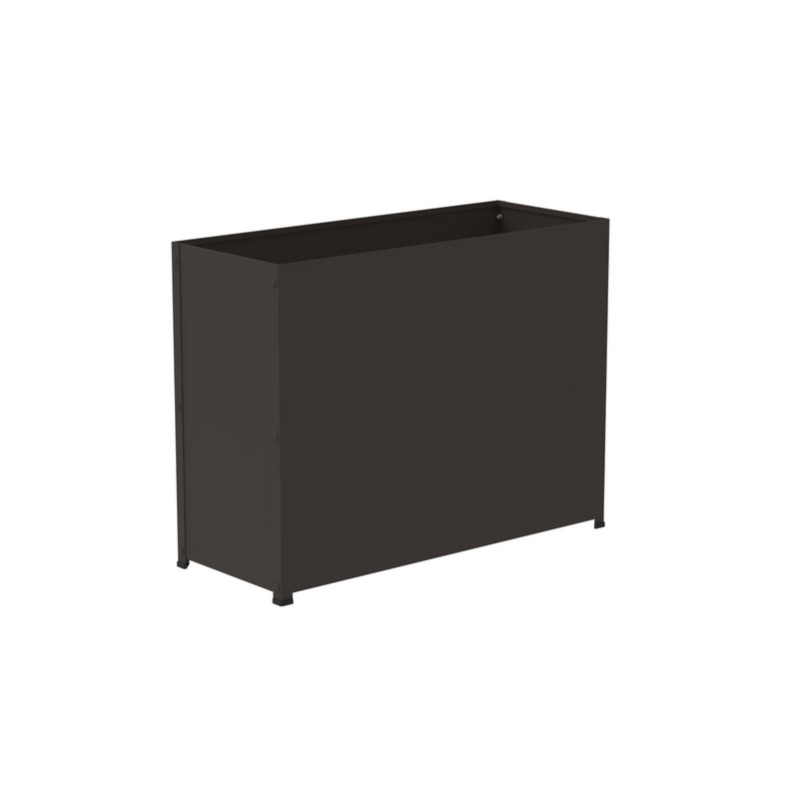 Tusco Prodotti CTR20BK Vaso Rotondo Cosmopolitan Per Esterni, 50,8 Cm - Nero, Resistente Ai Raggi UV