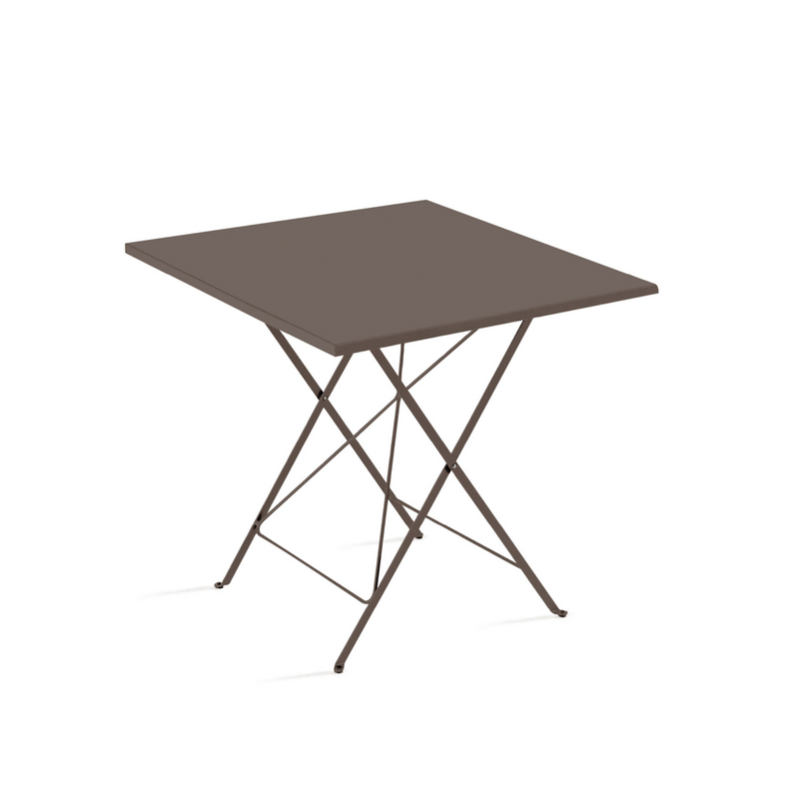 Table Basse Extérieur Saturnia Ronde 70x70x72cm - Blanc, Polypropylène, Fabriqué En Italie