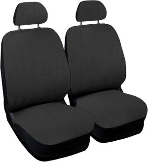 Coprisedili Auto Anteriori Universali 2 Pezzi - Traspiranti, Elastici, Facili Da Installare Per Auto, SUV, Camion - Design Moderno