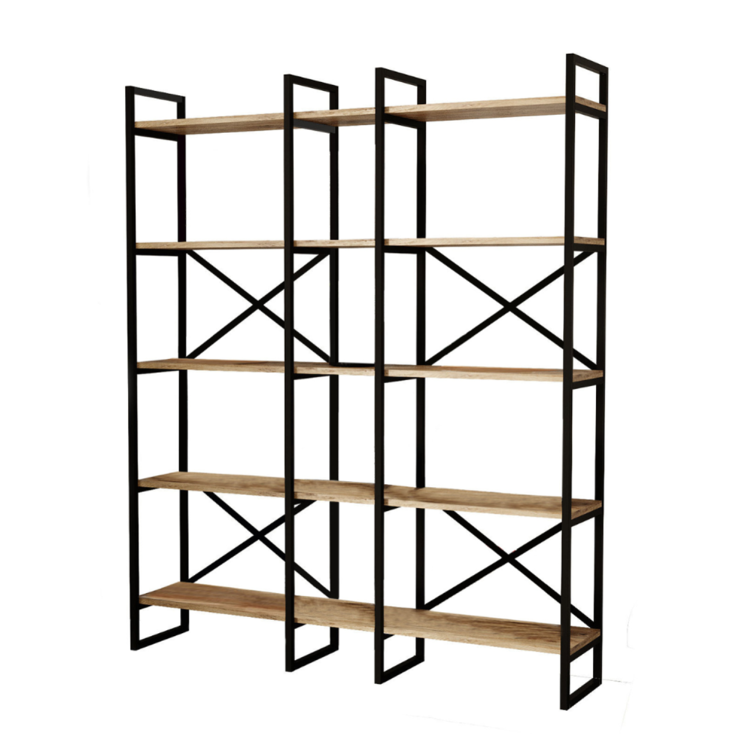 Scaffalatura in Metallo Libreria 3 Ripiani Mensole Scaffali | Leroy Merlin
