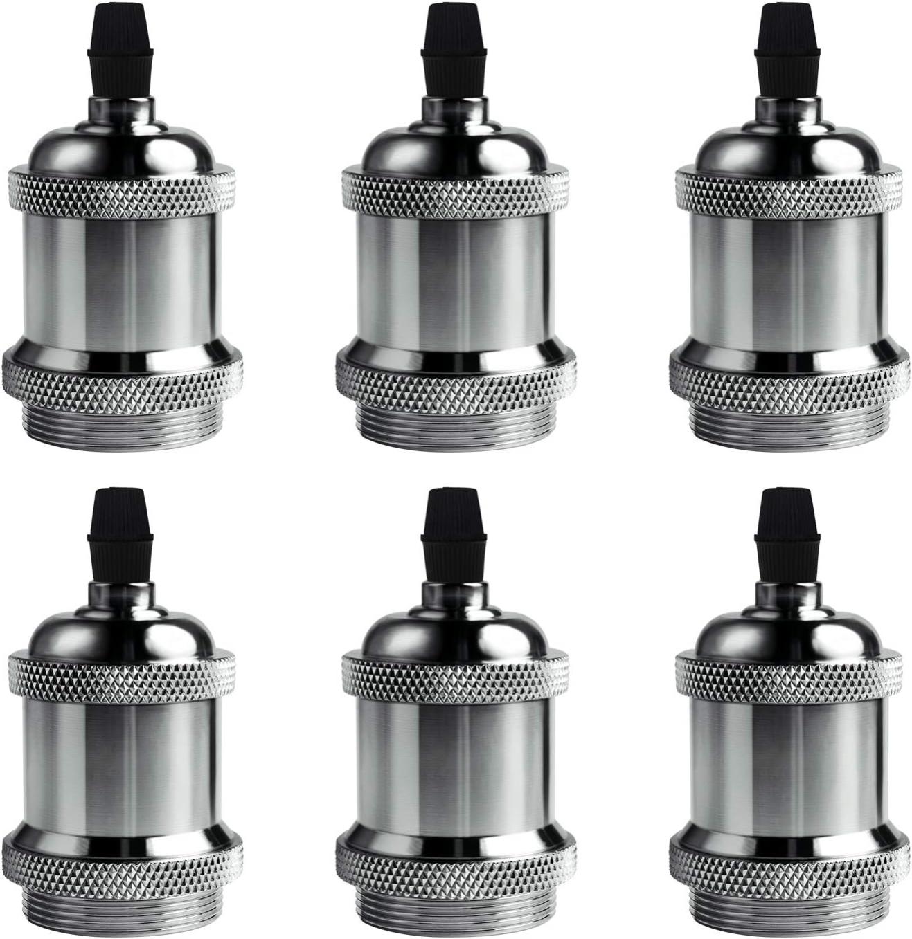 PIED DE LAMPE,WHITE--Nouveau Support'ampoule E27, Douille à Capuchon à Vis Edison, Plafonnier