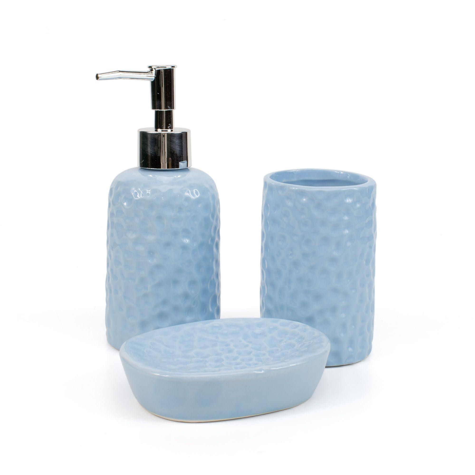 Juego de Baño con Dispensador de Jabón, Vaso y Jabonera (Modelo 2 ...
