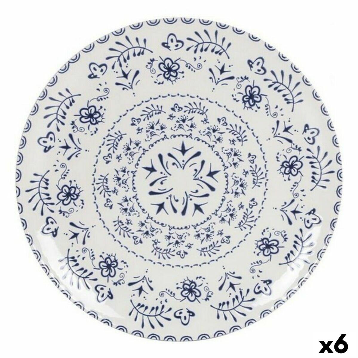 Set De 6 Cuenco De Cerámica Peixe 16 Cm – Colección La Mediterránea – Apto Lavavajillas Y Microondas – Decoración Marina