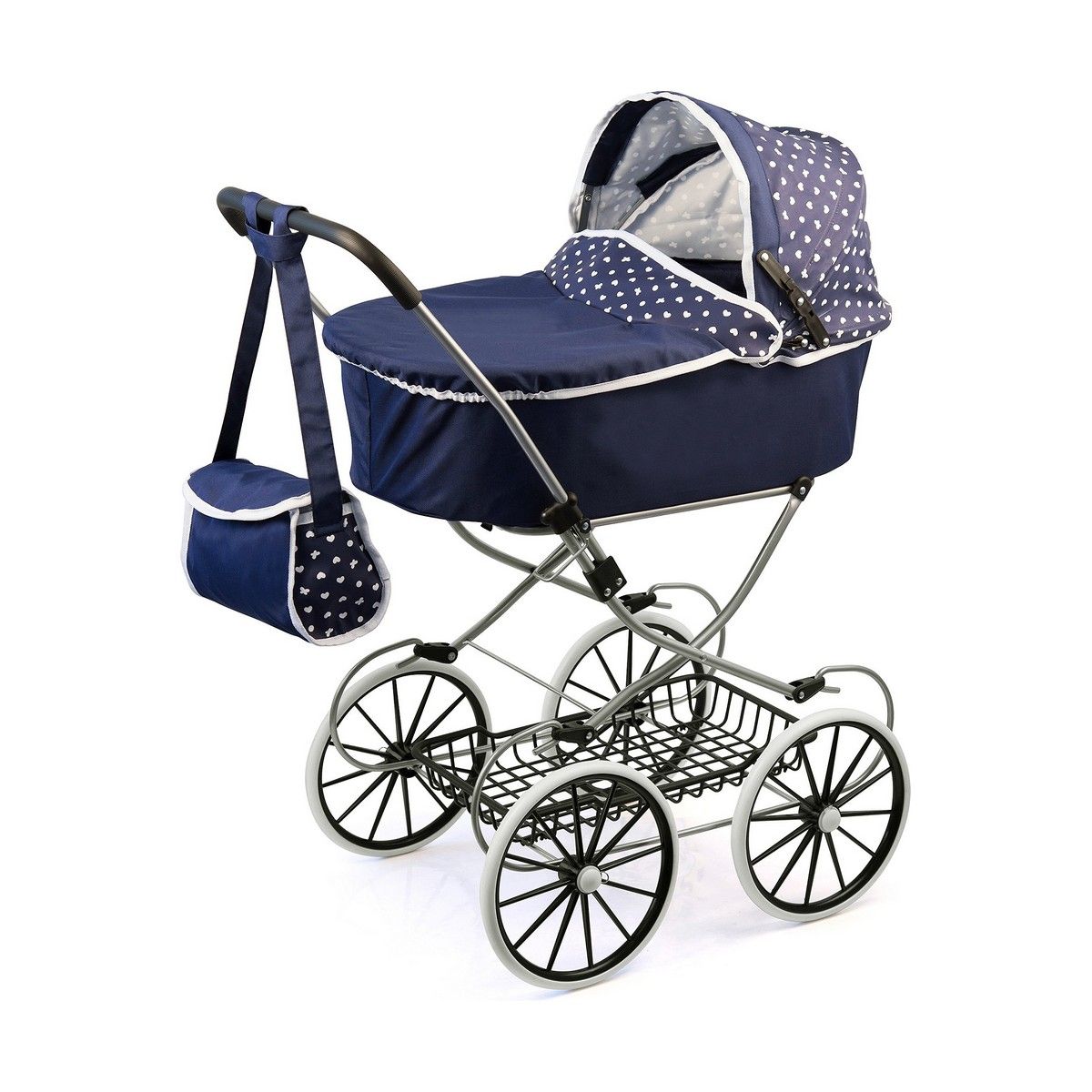 Poussette pour poupees Reig Classic Deluxe 70 x 42 x 89 cm Bleu Leroy Merlin