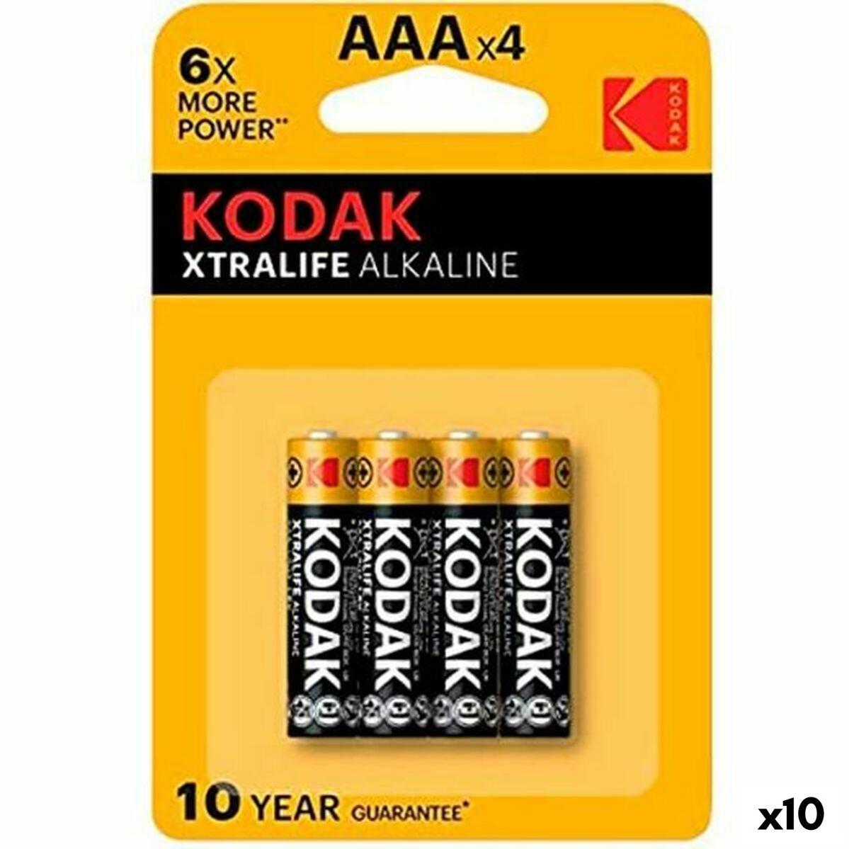 Batteries Kodak Xtralife LR03 AAA 4 Pièces (10 Unités) Leroy Merlin