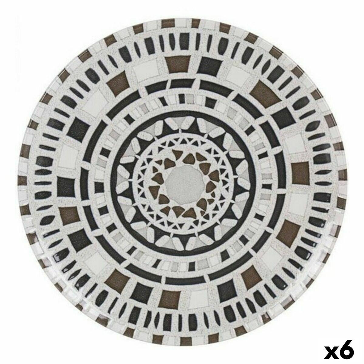 La Mediterránea Risotto Blur Porcelain Pasta Plates (Pack Of 6) (Diameter 28 X 6.8 Cm - View #9