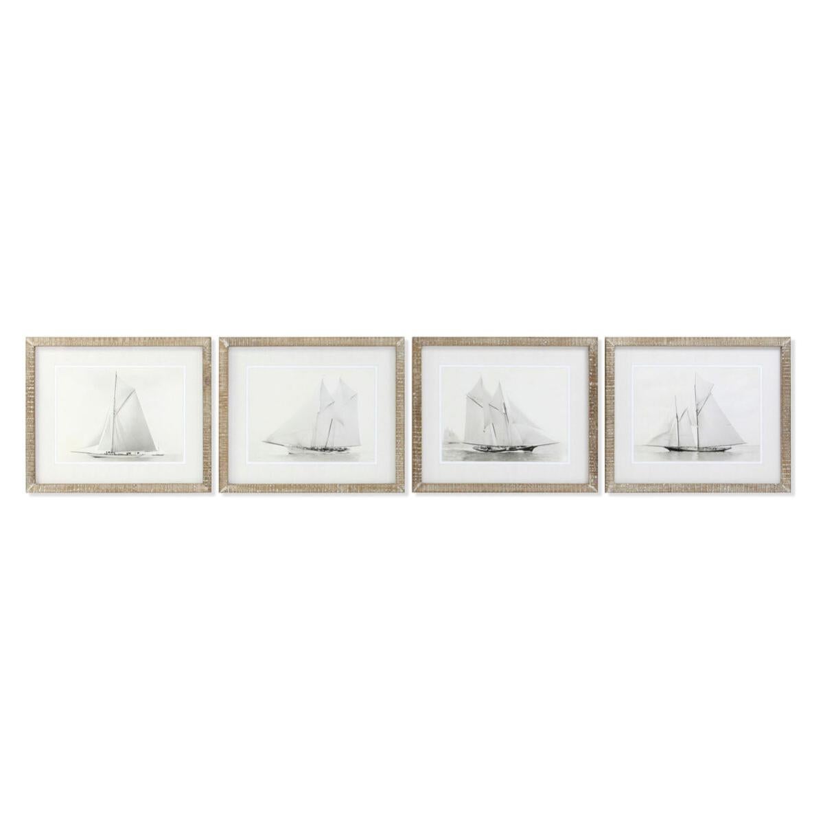 Cadre Home ESPRIT Voilier 60 x 2 x 50 cm (4 Unités) | Leroy Merlin
