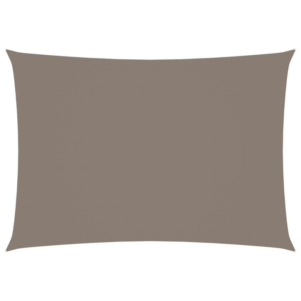 Voile D'ombrage Rectangulaire 3x4m - 95% Protection UV - HDPE Respirant - Couleur Sable