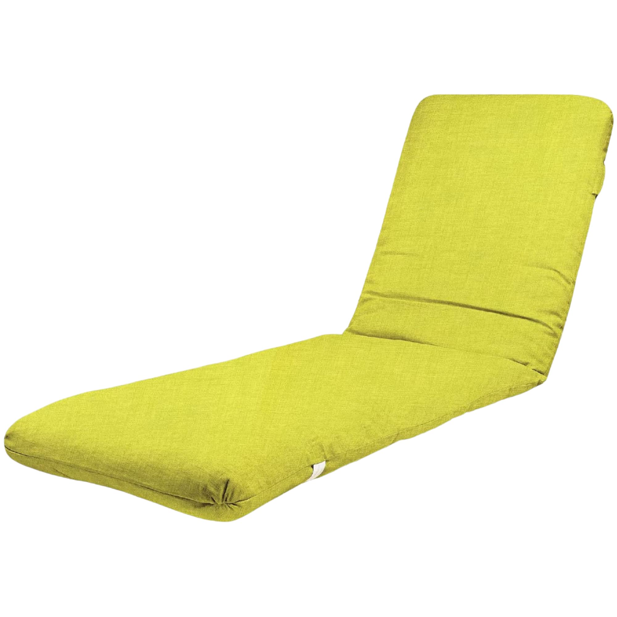 Tienda eurasia - cojín para tumbona, relleno de fibra acolchada, funda de tela lavable, 120 x 50 x 6 cm, verde pistacho