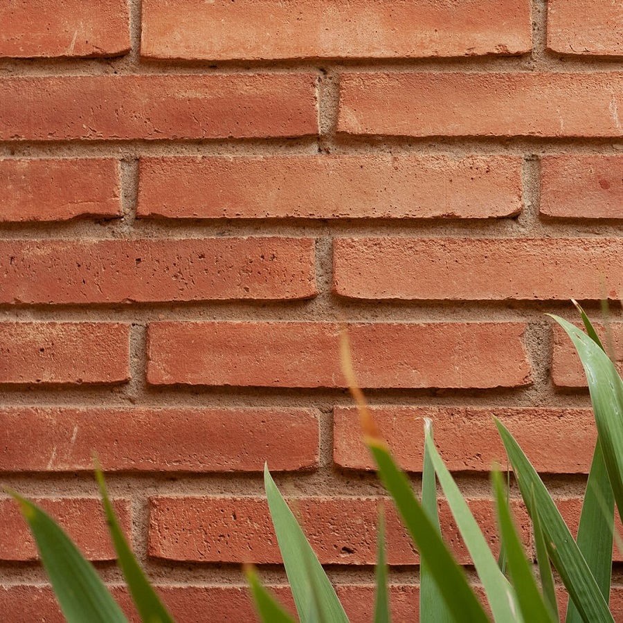 Véritable briquette en terre cuite 5x29 cm rouge Leroy Merlin