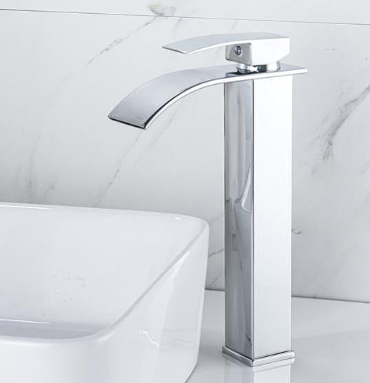 Grifo De Baño De Bronce Aceitado De 3 Agujeros Con Cascada Bronce Aceitado - Granja Frotado Con Aceite | Meses Sin Interés