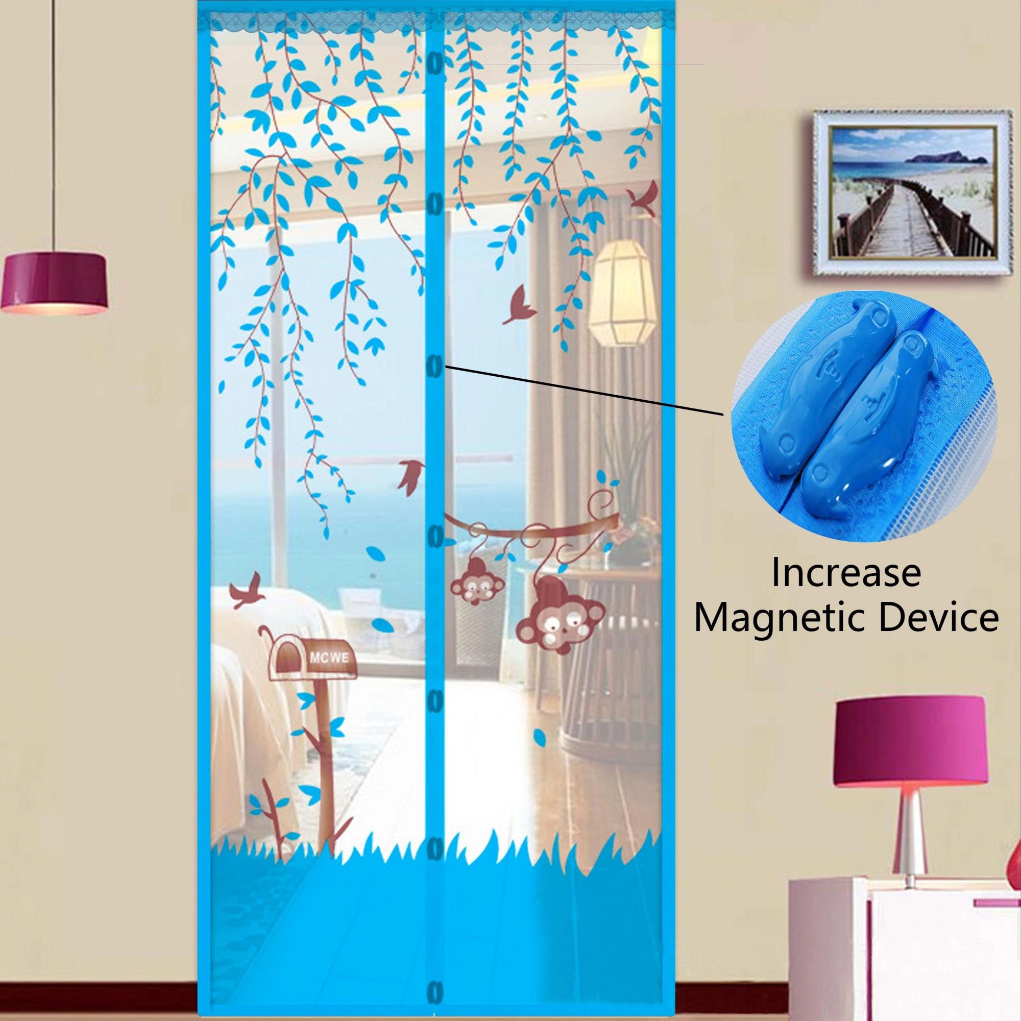 Moustiquaire Magnétique 210x99cm Genius Ideas - Porte Anti-insectes Sans Perçage