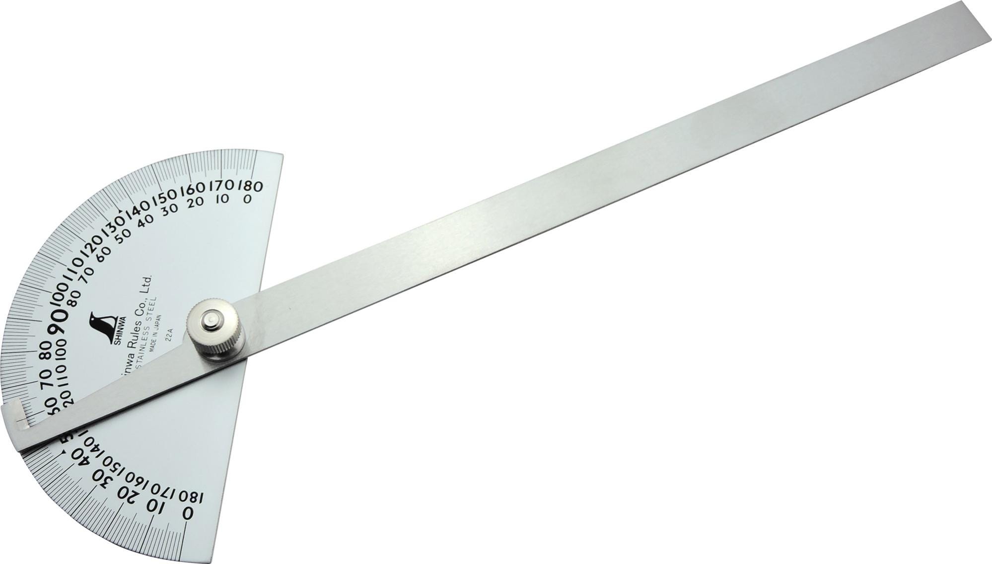Rapporteur Rond Rapporteur d'angle 120°, 15cm, No.30 - Shinwa 62774 | Leroy Merlin