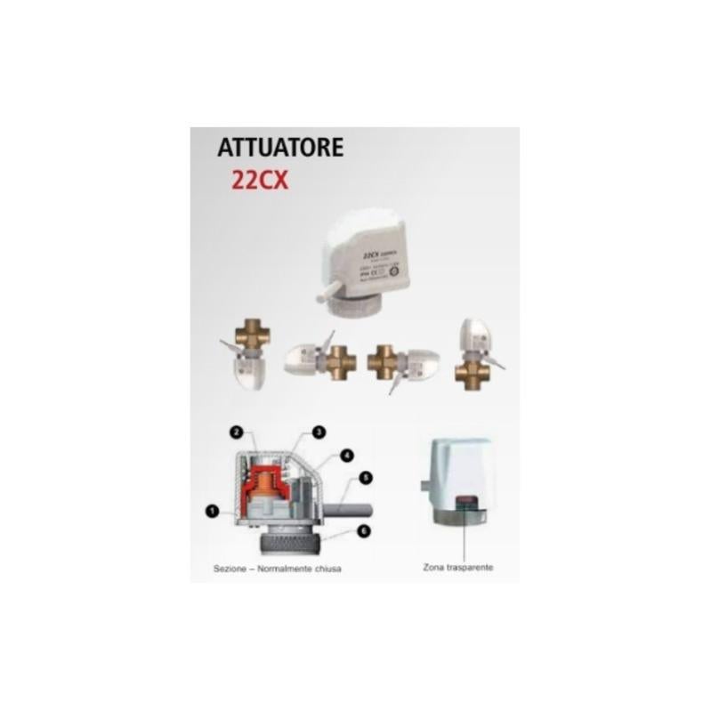 Attuatore Elettrotermico WATTS 22C230NC2 – Universale Per Valvole Radiatori, Fancoil, Collettore - 4