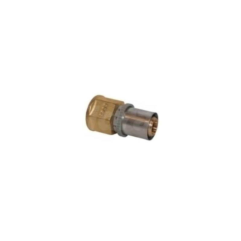 Raccordo Diritto F 1/2 X16mm Conf Per Tubo Multistrato A Pressare - Fornitura Idraulica - 10