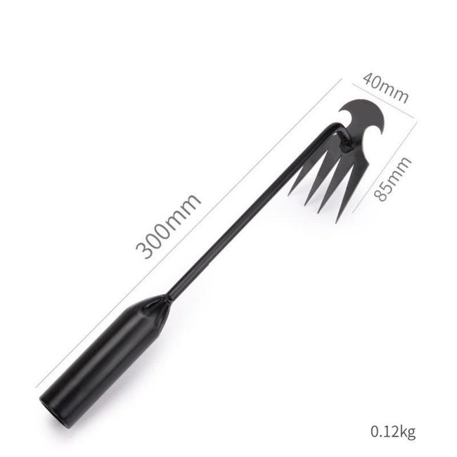 Herramienta Manual Para Deshierbar - 30 Cm, Mango De Plástico, Para Quitar Malas Hierbas Y Airear La Tierra Del Jardín