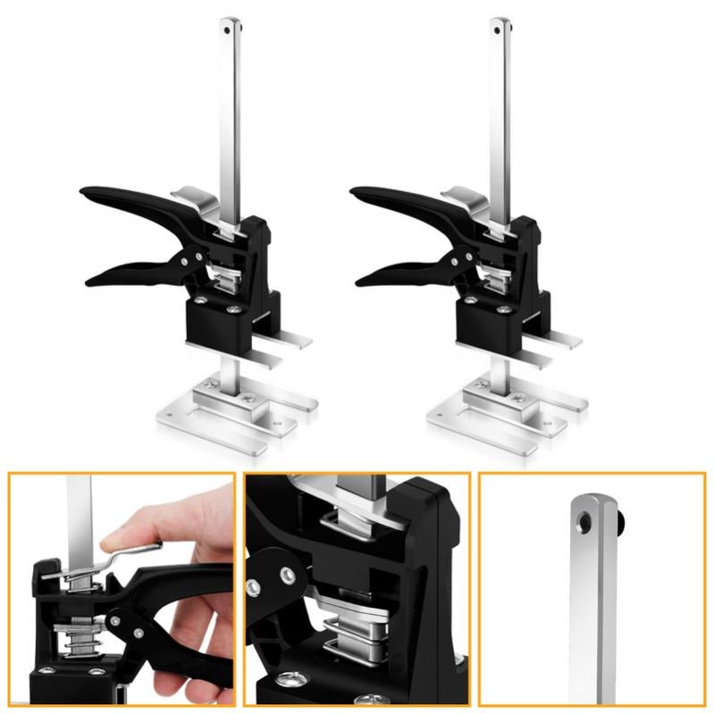 Cric à Bras 2 Pièces VEVOR 150kg - Lève Meubles Avec Niveau Magnétique Et Hauteur 18cm
