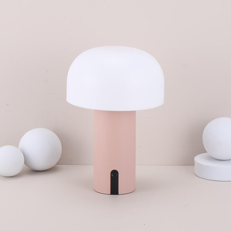 Starnearby Lampe De Table LED Pot De Fleurs, Lampe De Chevet Rechargeable Sans Fil Lampe Champignon Tactile Dimmable Avec 3 Modes De Luminosite Lampe De Bureau Decorative Retro - 7