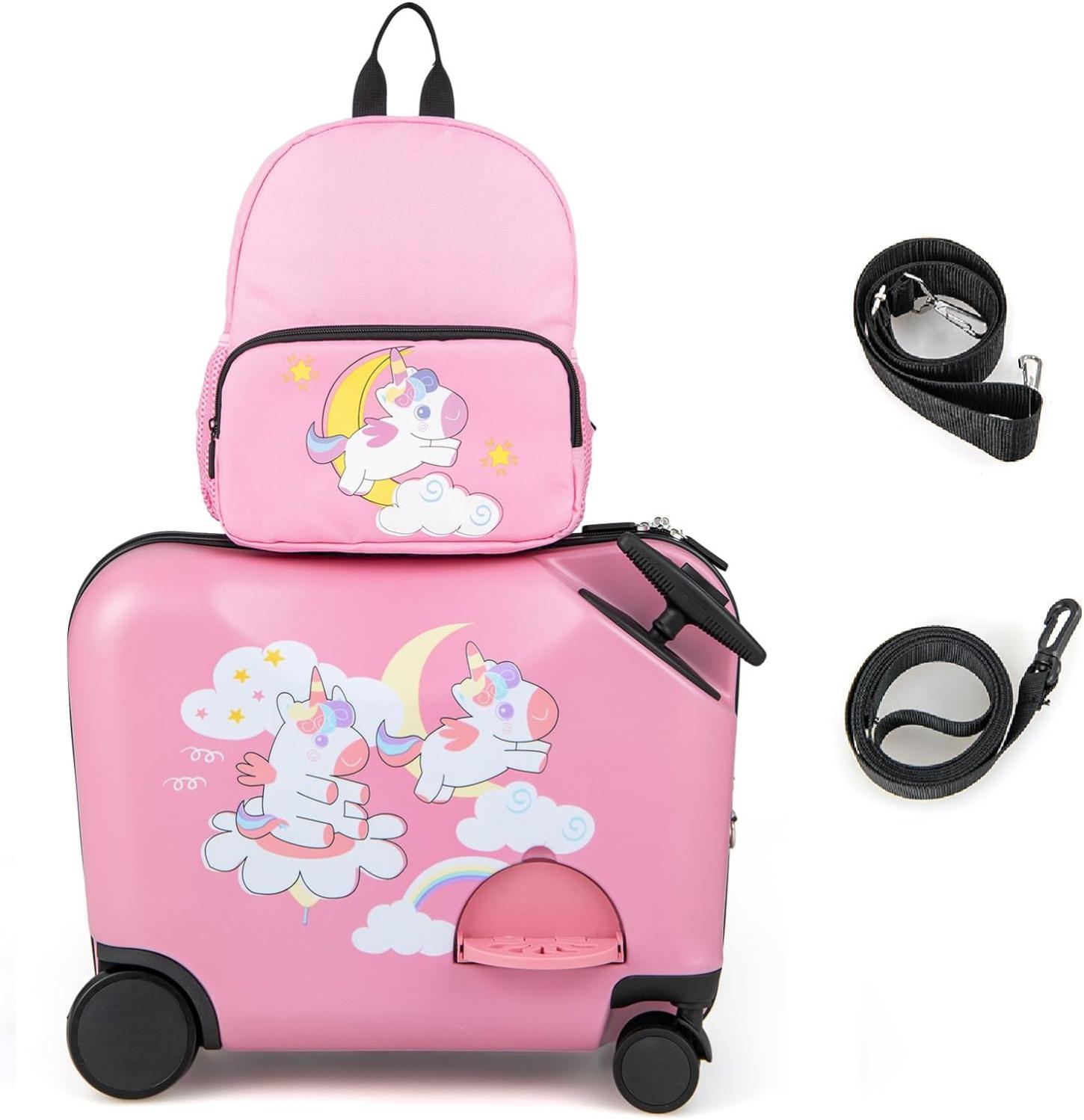 Valise à Roulettes Victoria's Secret Pink à Pois Noir - 22 Pouces, Toile, Occasion