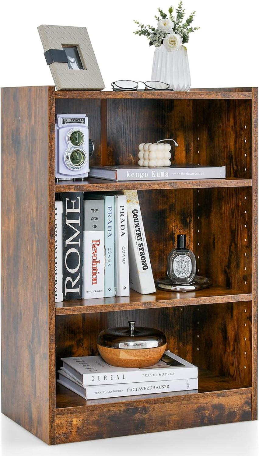 Bibliothèque, Étagère de Rangement Scandinave, Salon, 50 x 30 x 75 cm ...