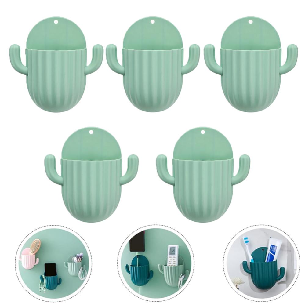 IHave Portaspazzolino Da Parete Con Dispenser Dentifricio E 3 Tazze - Accessorio Bagno Multifunzione, Installazione Adesiva Senza Fori