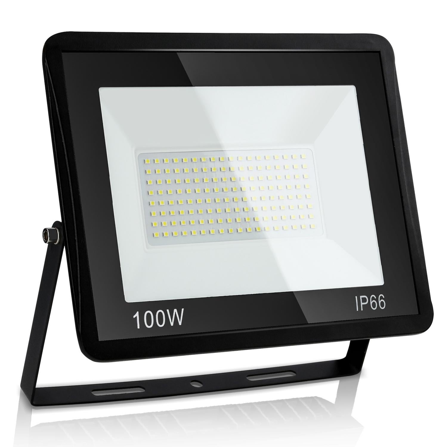 Projecteur Spot LED Exterieur 100W, IP66 Imperméable, 10000LM 6500K Blanc Froid Eclairage De