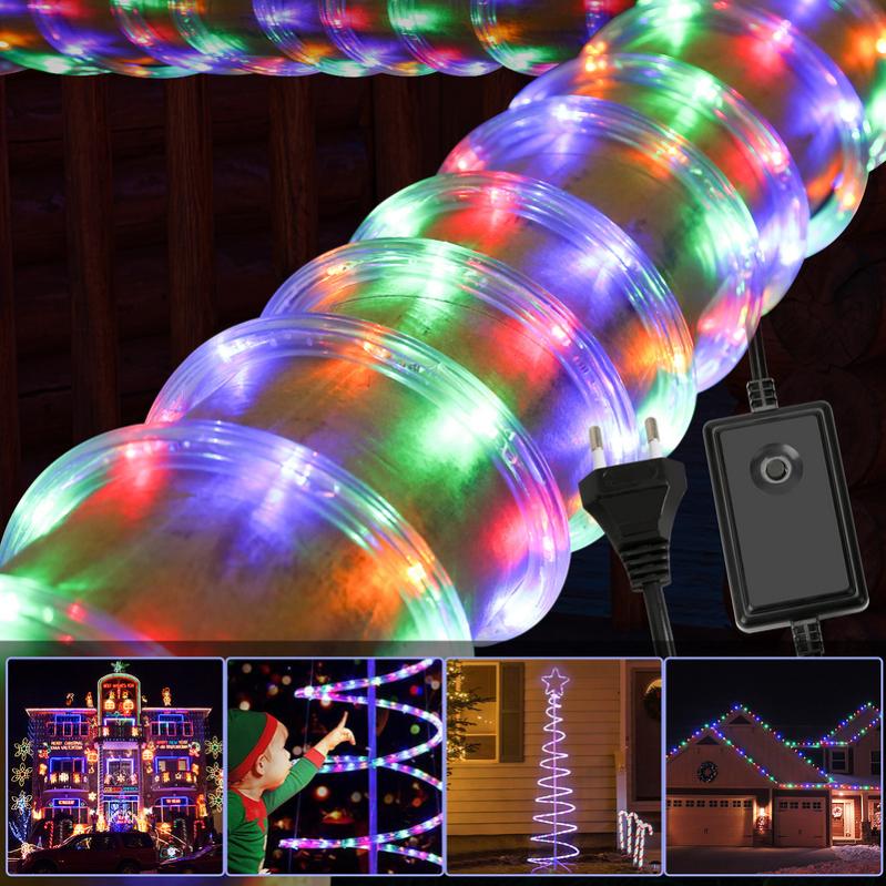 Tubo Luminoso A LED Tubi Luminosi Catena Luminosa Barra Luminosa Per Esterni Interni Tubo Luminoso 20m Bianco Caldo 91588538