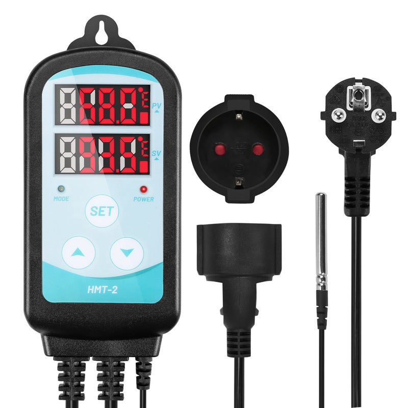 Controlador De Temperatura Lcd Controlador De Temperatura Pid W Termostato Digital V