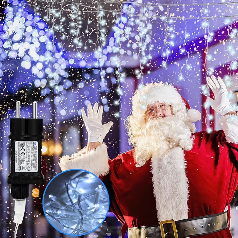 Guirlande Lumineuse LED 2200 Lumières 33m - 12 Modes, Télécommande, Minuterie, étanche IP44, Pour Noël Extérieur