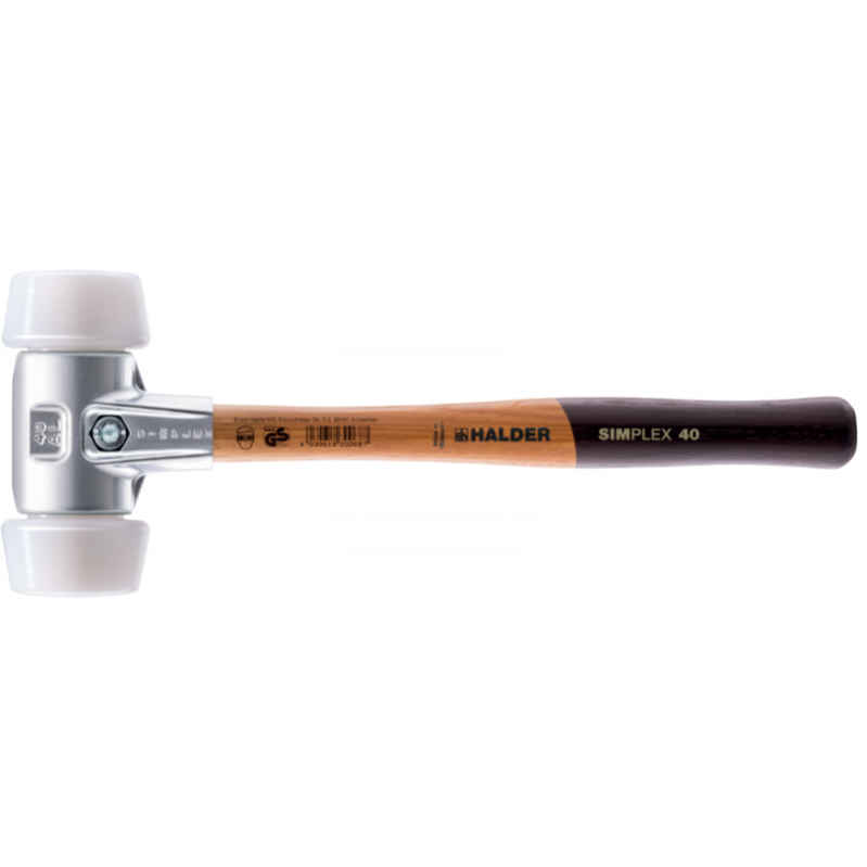Maillet Bois 300g KS Tools - Tête Ø60mm - Manche Frêne Galbé - Pour Travaux Délicats
