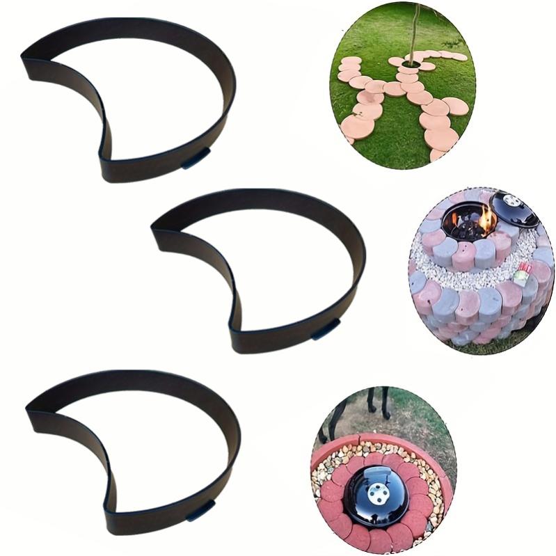 Lot De 2 Moules à Béton / Matrices Pour Dalle De Jardin, Chemin - ABB, Noir, ABS