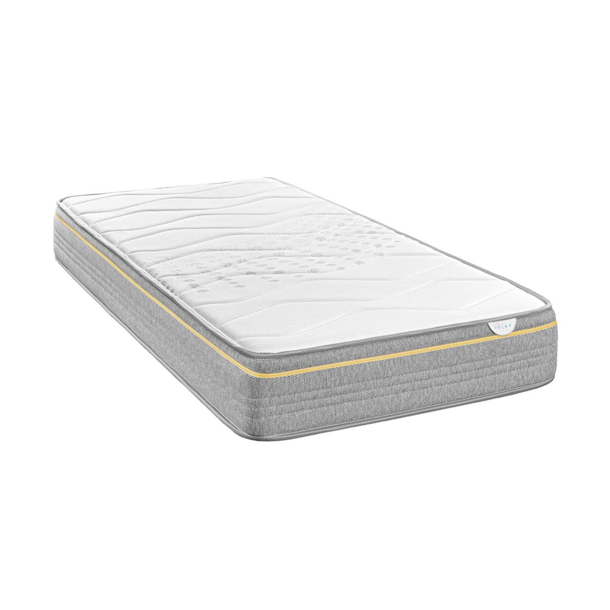 Relax colchón de espuma olivia 21cm altura confort total - 80x190 cm