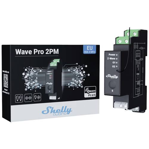 Shelly Wave Pro Pm Relais Pour Rail Din Z Wave Leroy Merlin