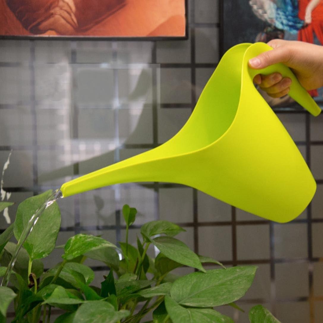 LEMROE Pulvérisateur d'eau, arrosoir d'intérieur, pour plantes fleurs Arrosoir plastique 1l - bec long - Bleu - 3