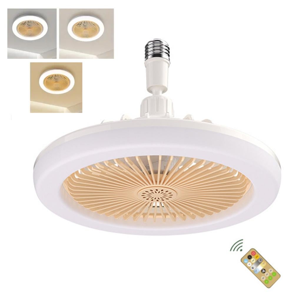 Ventilatore A Soffitto Con Luci In Vetro 42 Pollici, Moderno Con Pale Retrattili, Telecomando E 6 Velocità - 2