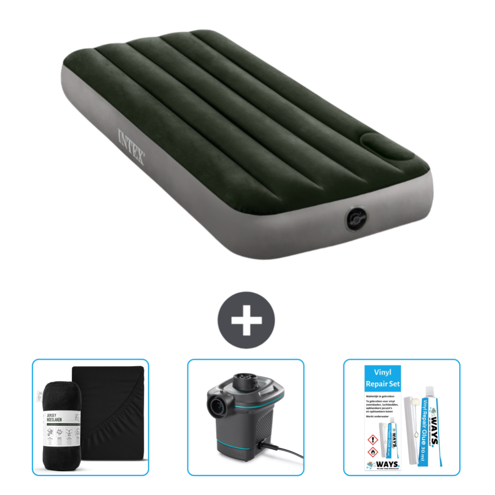 Materassino Gonfiabile Intex Onde - 229x86 Cm, Con Cuscino, Portata 100 Kg - Foto 12