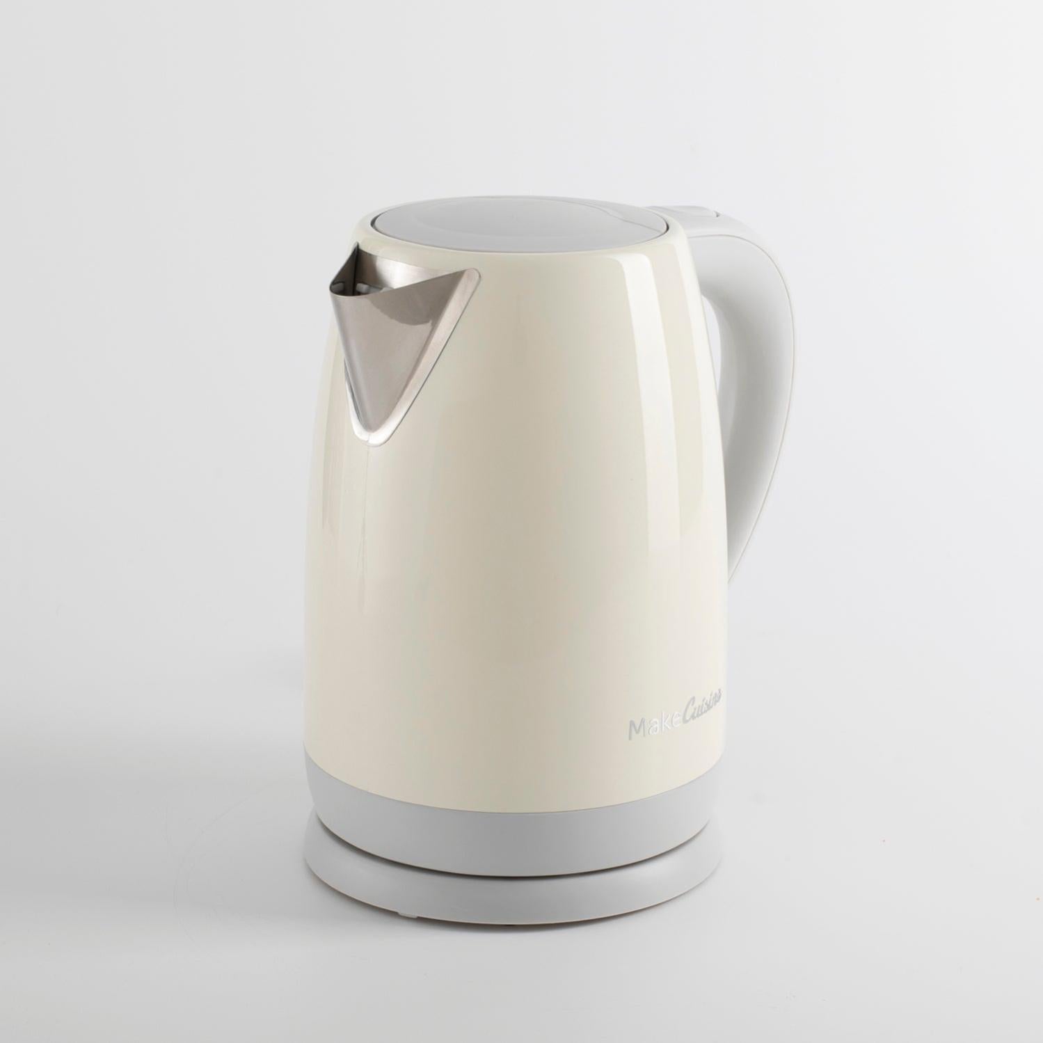Hervidor de Agua Diseño Vintage. Carga inalámbrica 360º, luz indicadora. MakeCuisine Color-Cream - 4