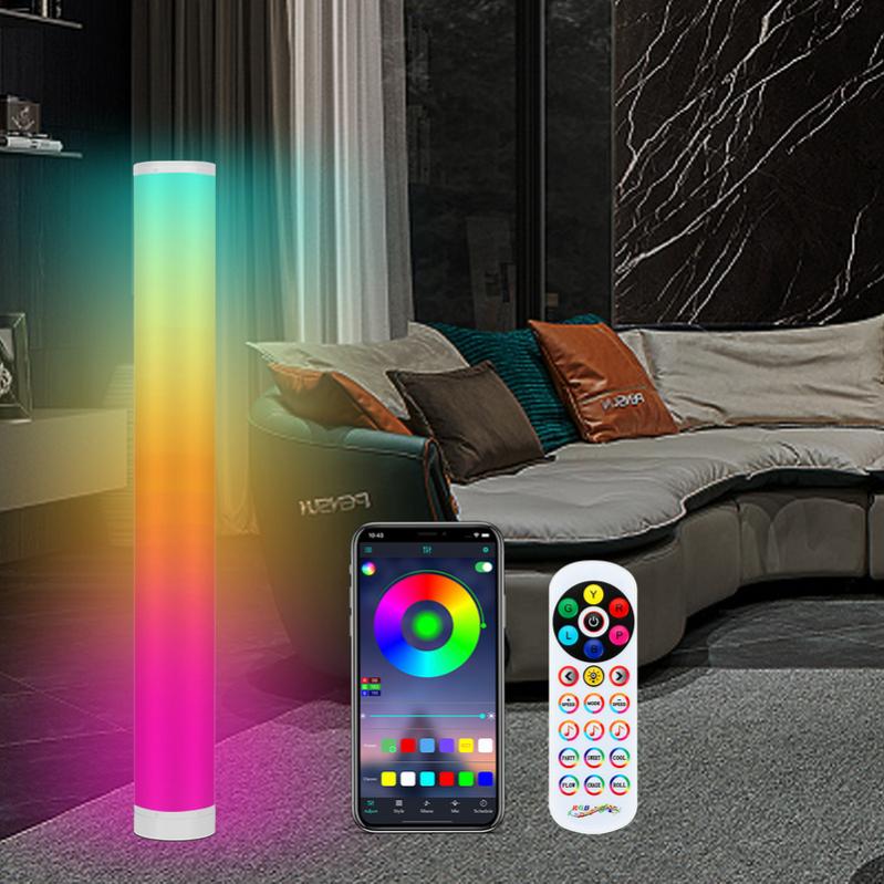 6W LED Lampada d'angolo RGB Lampada da soffitto a stelo colorata ...